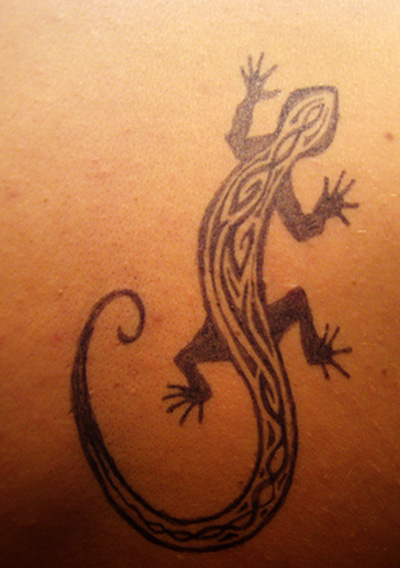 Tribal gecko tattoo designs for men gecko tattoo designs are fun yet have