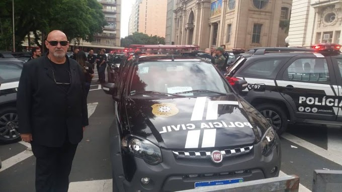 Cachoeirinha recebe nova viatura para a Polícia Civil e coletes balísticos para a BM