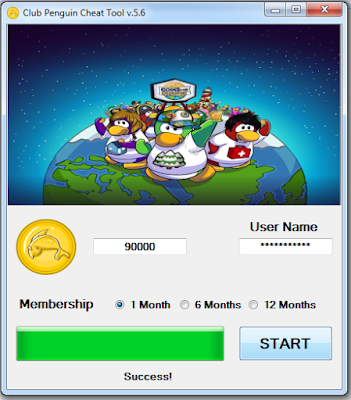 Club Penguin coin and membership