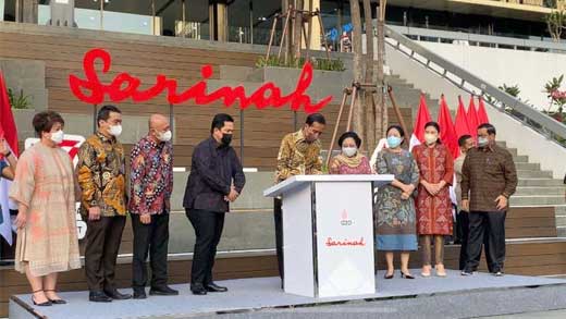 Jokowi resmikan transformasi gedung Sarinah
