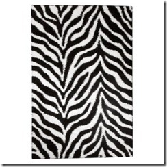 zebra rug