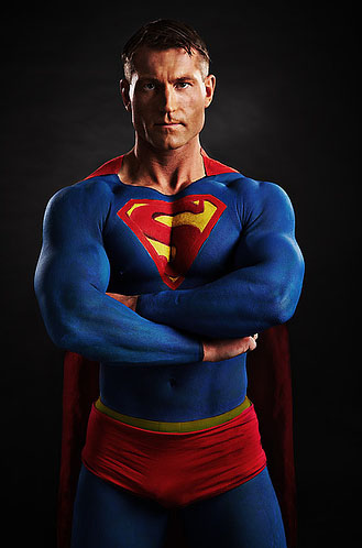 Megan Fox Is A Man Proof. megan fox body paint superman.