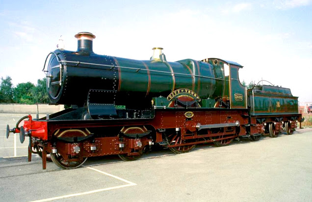 photo and historic details of great western railway 4-4-0 city class express uk steam locomotive