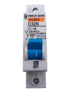 harga mcb 10 ampere merlin gerin