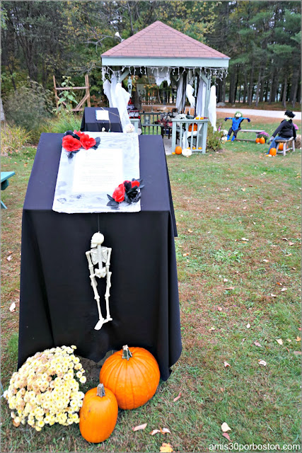 Boda en el Return of the Pumpkin People de Jackson en New Hampshire