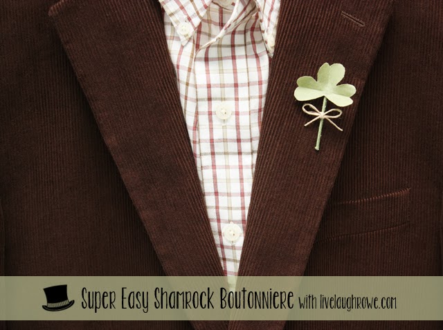 shamrock boutonniere 