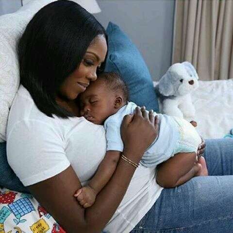 Tiwa Savage Pop queen wants her son’s 1st word to be ‘mama’