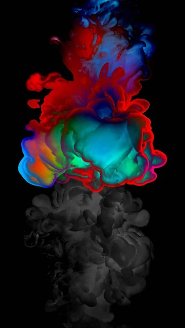 Colorful Smoke Mobile Wallpaper HD, Download Free HD Wallpaper for iPhone, Smartphone, Mobile Phone Device.