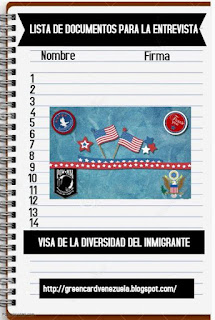 Documentos para entrevista green card