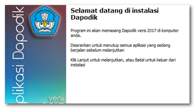 Download Instalasi Aplikasi Dapodik 2017 Terbaru Beserta Penjelasan Perubahan Aplikasi Dapodik