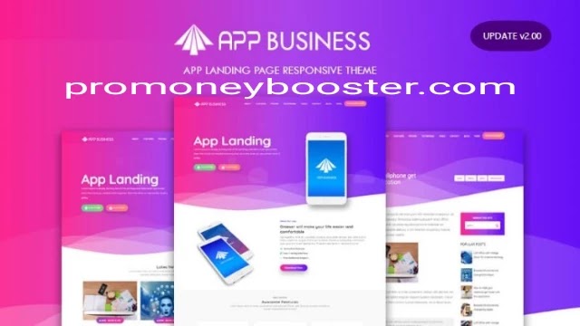 App Business Blogger Template