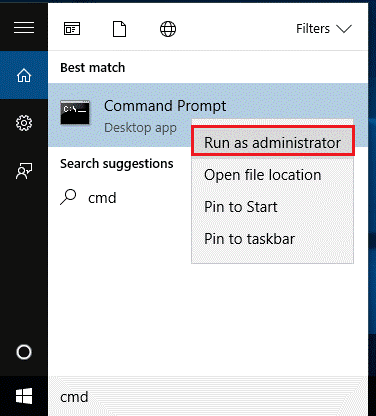 Command Prompt Search