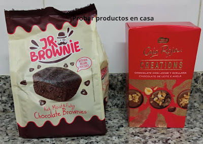 Disfrutabox: Jr. Brownie y Caja roja