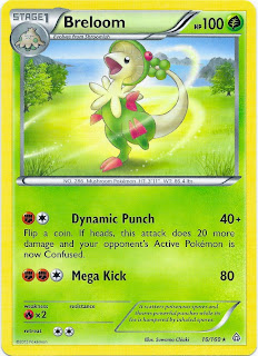 Breloom Primal Clash Pokemon Card