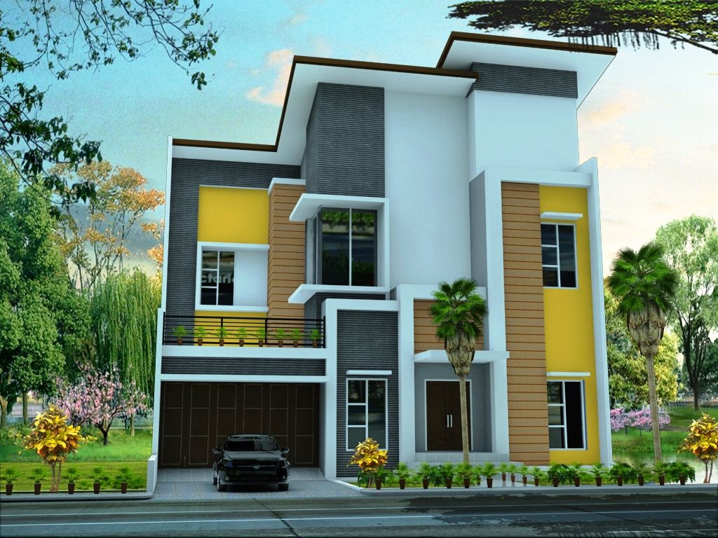 Inspirasi 35 Desain Rumah Kecil Cantik Lantai 2