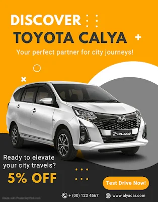 Contoh Iklan Mobil Toyota Calya dalam Bahasa Inggris