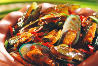 resep kerang hijau saus tiram