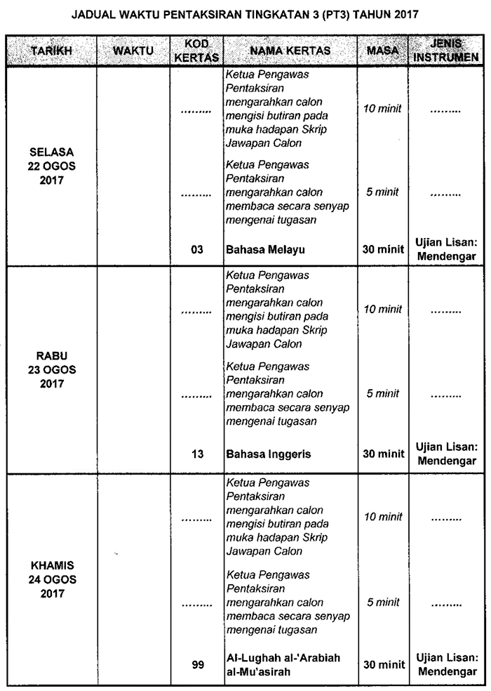 Kertas Soalan Pt3 Bahasa Cina - Meteran t