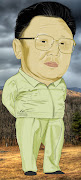 Kim Jong Il. The 'great' leader for a North Korea projectanother working . (with bk ground)