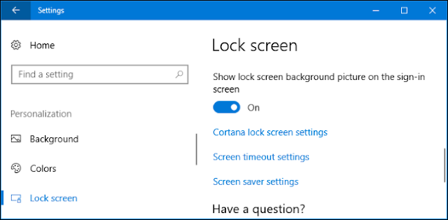 Cara mengganti backgroudn lock screen windows 10