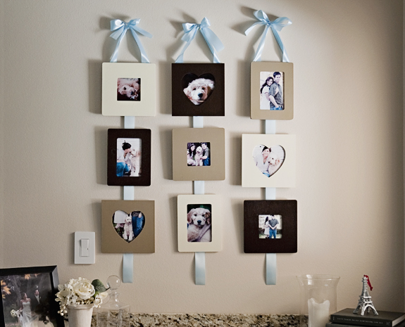 creative handmade photo framing art