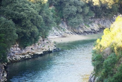 ensenada del río Purón