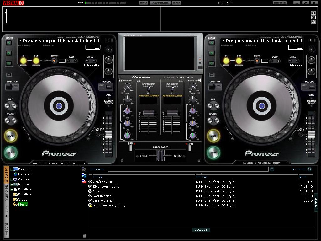 DJ Techniques, Mixing and Software Tools: Virtual DJ