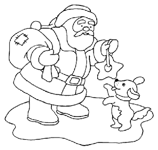 Santa Claus for Coloring, part 1