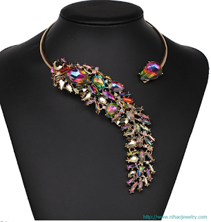 collar Necklaces & Pendants choker bib maxi statement necklace 