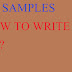 Examples Of CV Sample Templates Writing