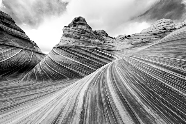 ANSEL ADAMS (1902-1984) Vermilion Cliffs (944 m to 2164m - 3,100 to 7,100 feet.) United States of America (Arizona-Utah)