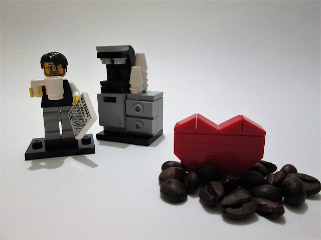 MOC LEGO I Love Café