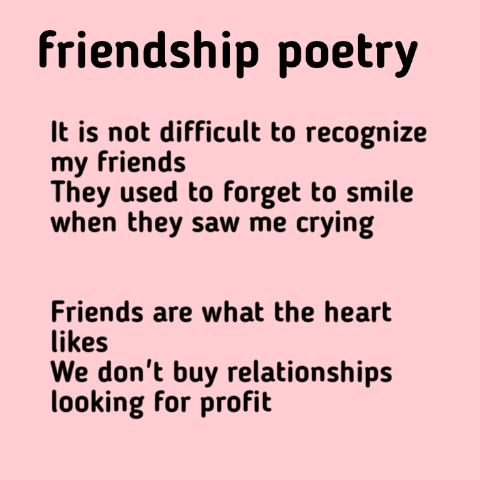friendship poetry quotes