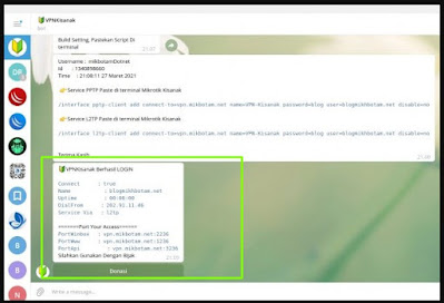 VPN Remote Mikrotik Gratis dari VPNKisanak Bot