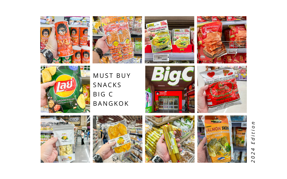 20 Must Buy Thai Snacks and Goods from Big C Bangkok Thailand in 2024