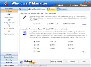 Yamicsoft Windows 7 Manager Free