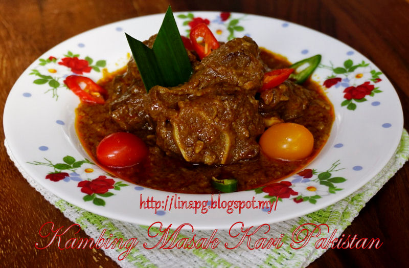 Resepi Kambing Masak Kari Pakistan (Tanpa Santan Dan Tanpa 