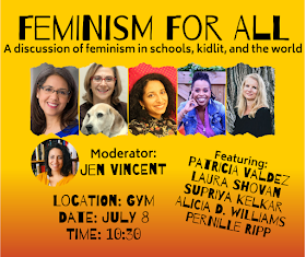 nerdcamp, nerdy book club, jen vincent, feminism, feminism for all, panel