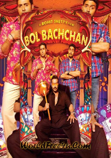 Poster Of Bol Bachchan (2012) Hindi Movie Theatrical Trailer Free Download Watch Online At worldfree4u.com