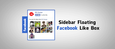Sidebar Floating Facebook Like Box For Blogger