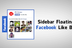 Sidebar Floating Facebook Like Box For Blogger