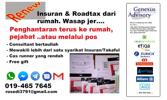 roadtax motor mati lebih setahun