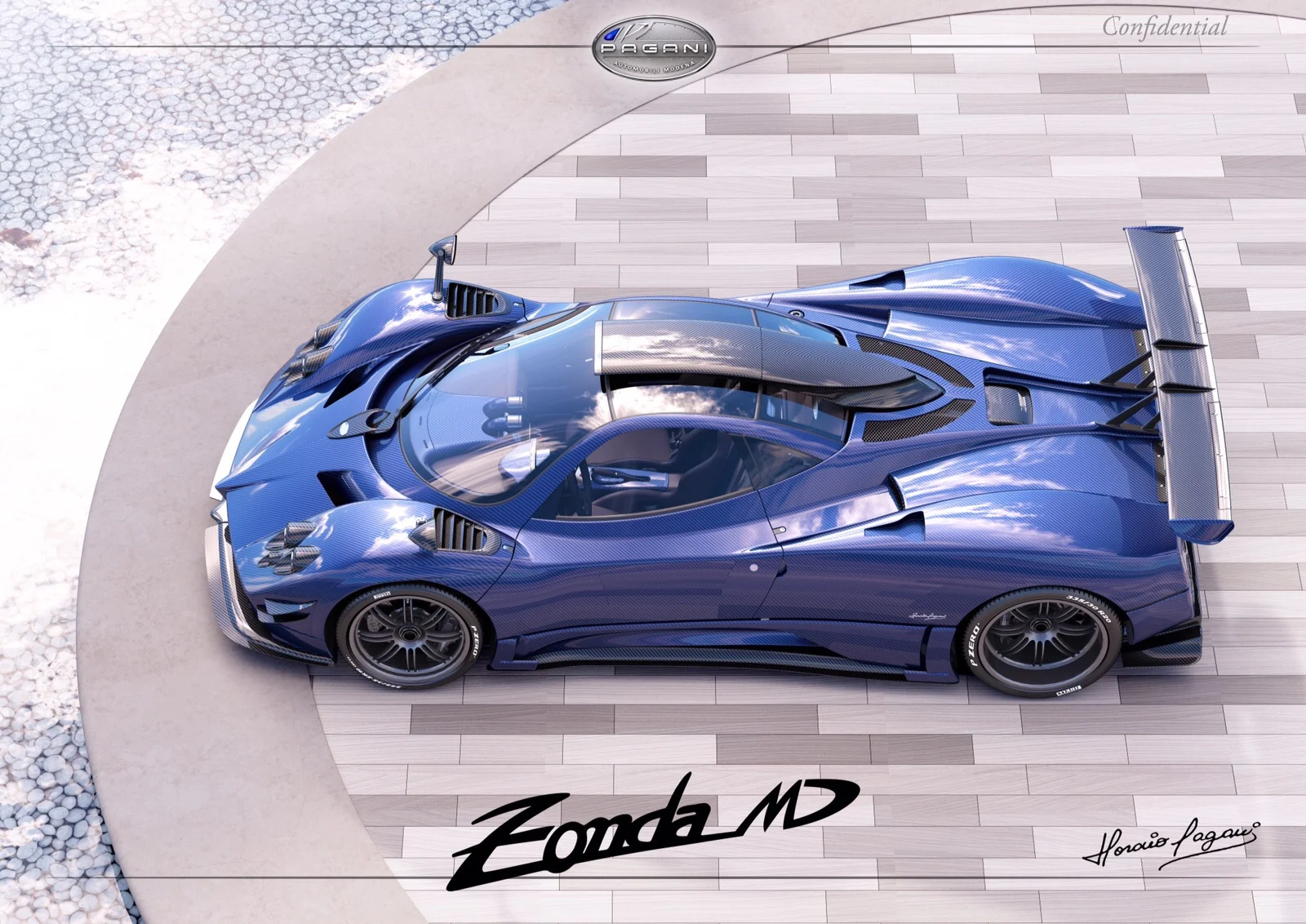 Siêu xe Pagani Zonda MD lộ diện với vẻ ngoài tuyệt đẹp