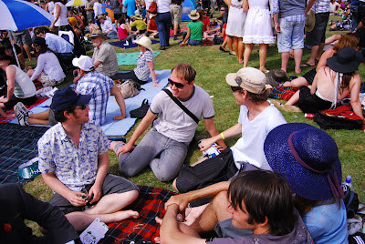 Me Paul Guy Andy and Rebecca at the festival