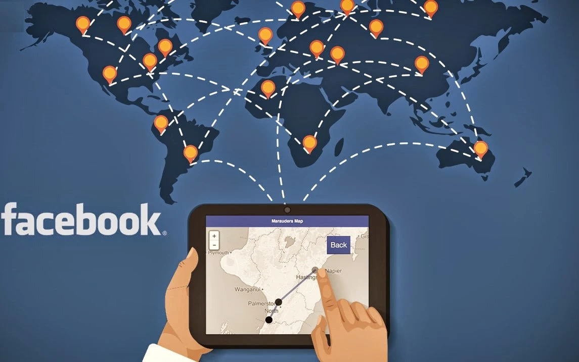 Facebook location, Track Facebook users