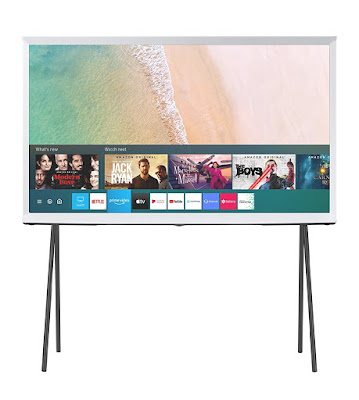 This is a Picture of Samsung The Serif Series 43 inches 4K Ultra HD Smart QLED TV QA43LS01TAKXXL
