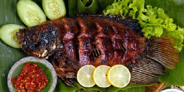 ikan air tawar bakar lezat