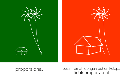 Pengertian Proporsi pada Prinsip Desain dan Contohnya