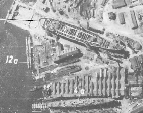 Luftwaffe aerial reconnaissance photo of the Baltic Shipyard, Leningrad 26 June 1941 worldwartwo.filminspector.com