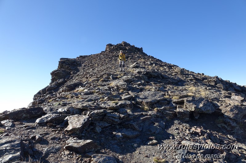 Puntal de Loma Púa - Pico del Sabinar - Pico del Púlpito - Puntal de Terreras Azules